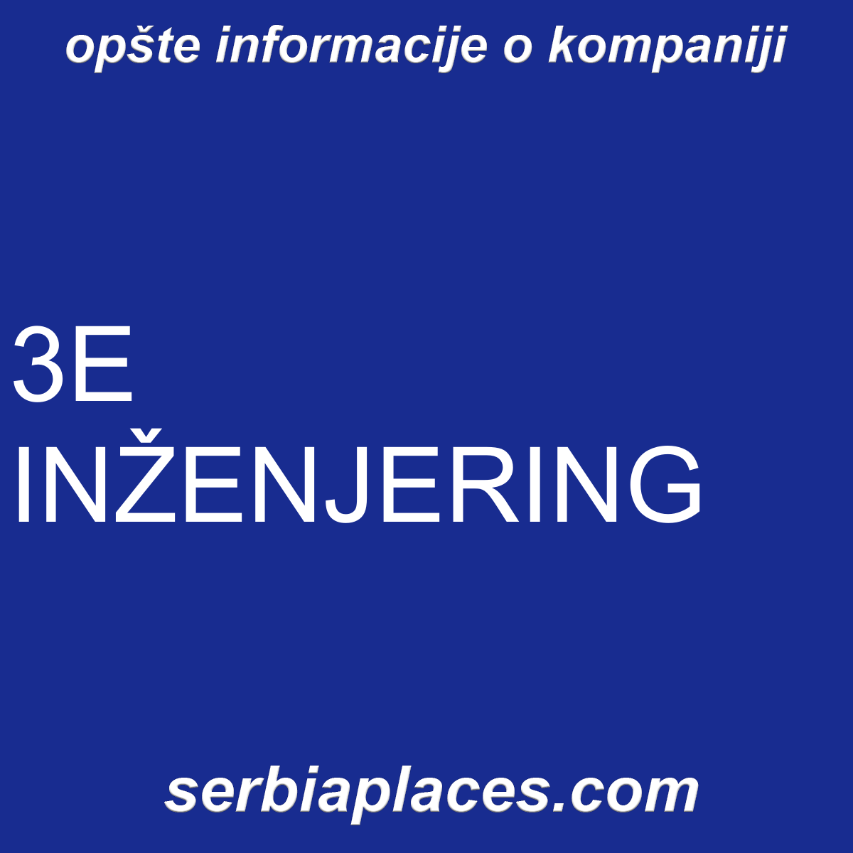 3E INŽENJERING