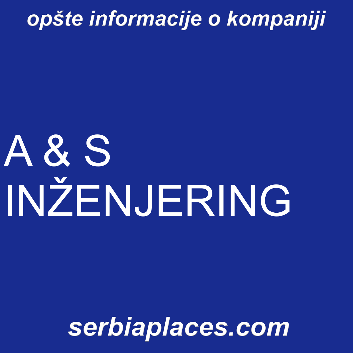 A & S INŽENJERING