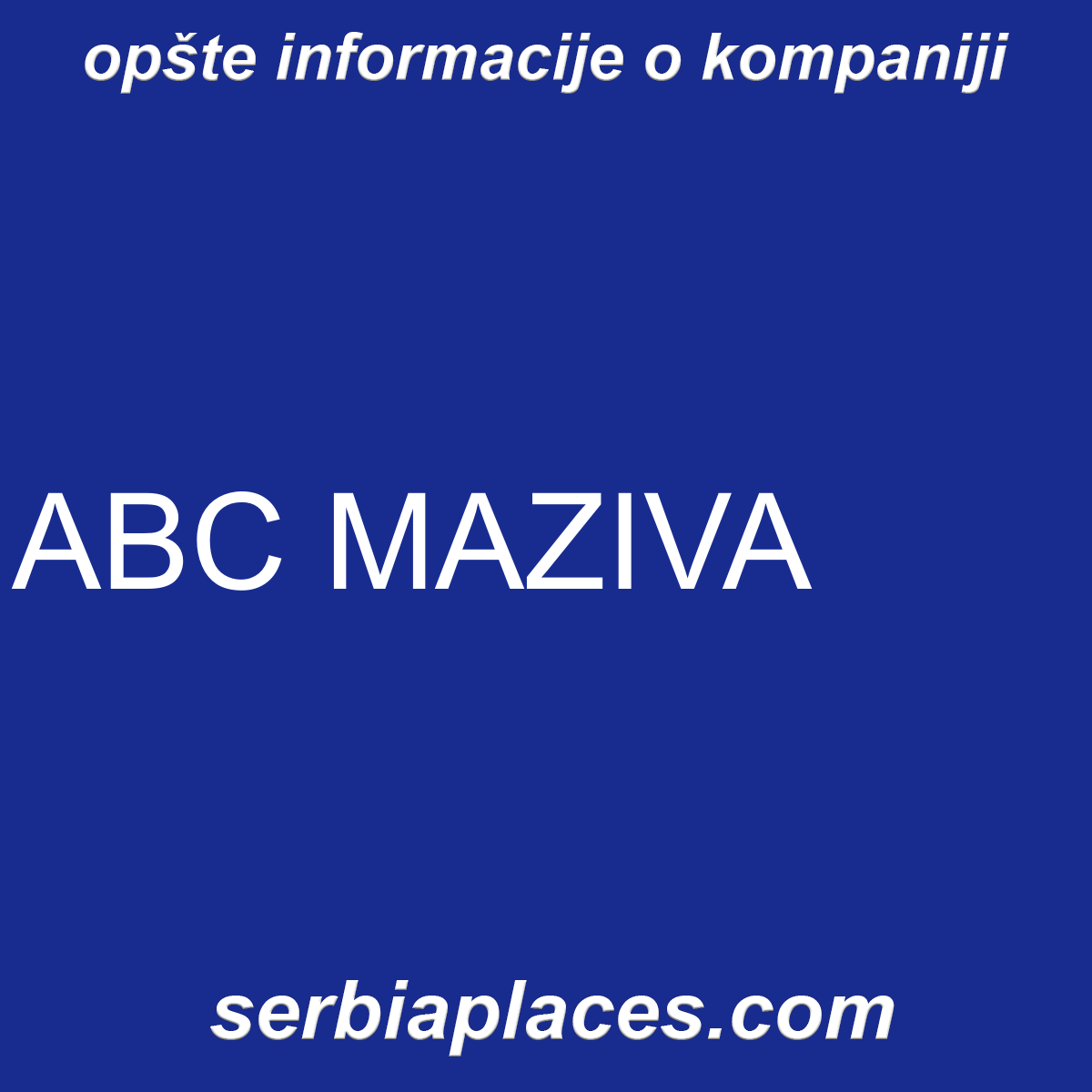 ABC MAZIVA