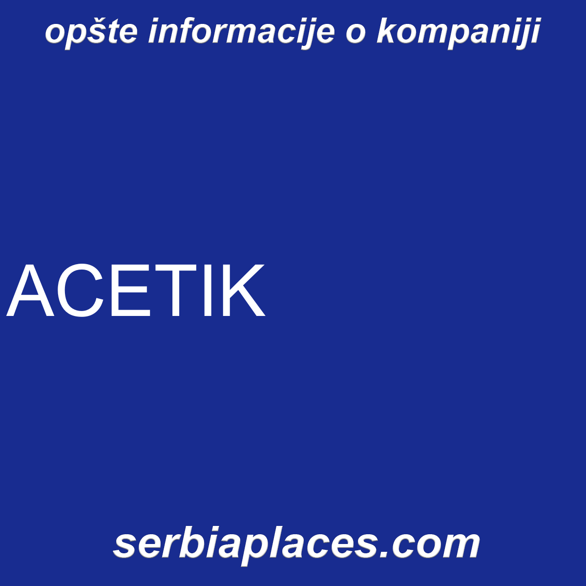 ACETIK