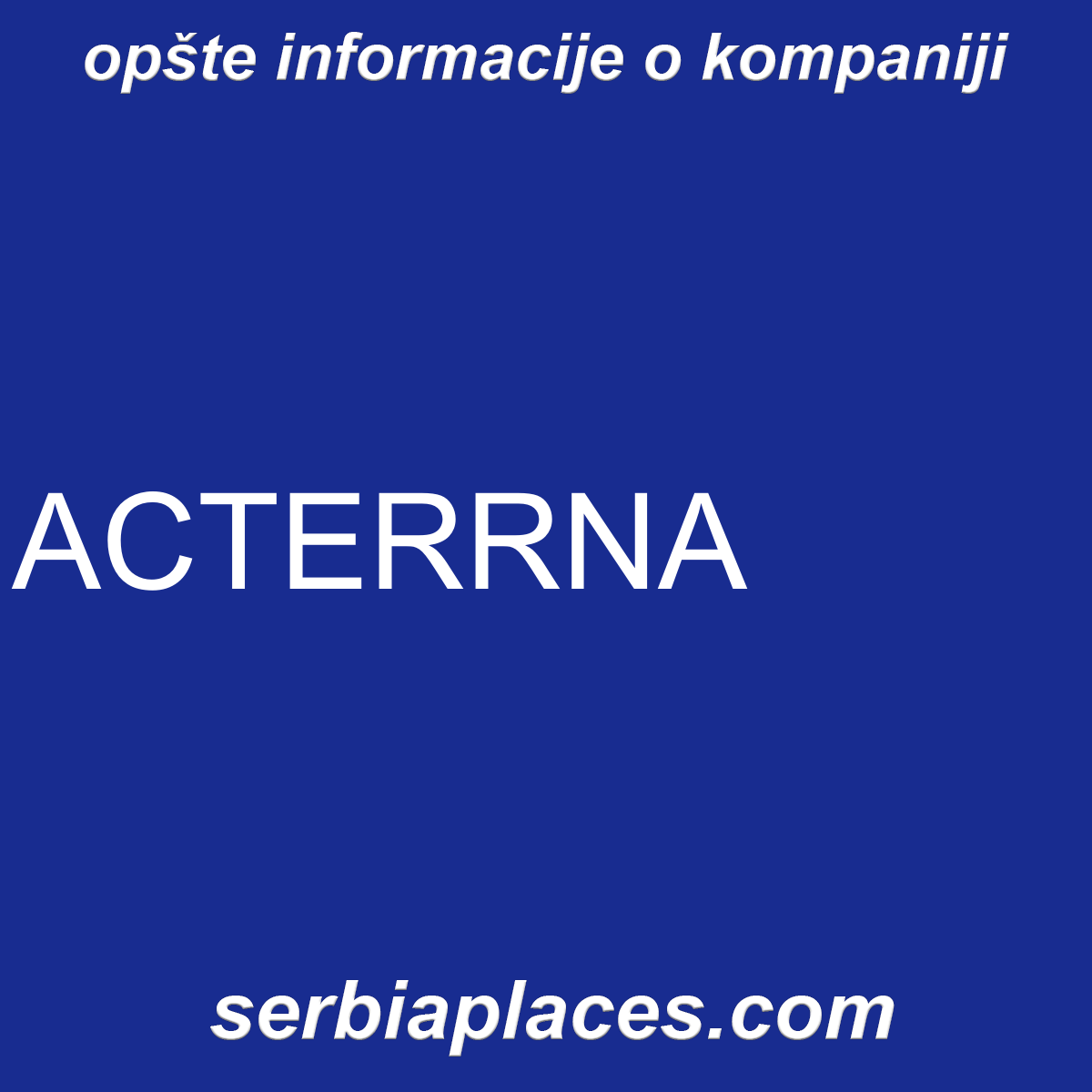 ACTERRNA