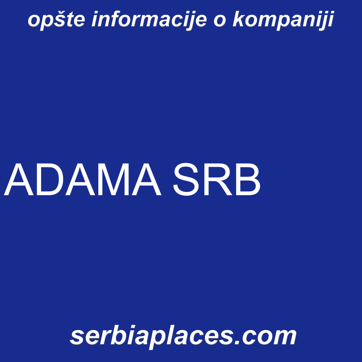 ADAMA SRB