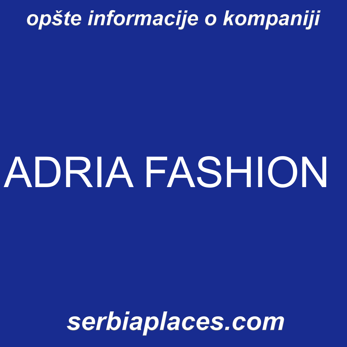 ADRIA FASHION