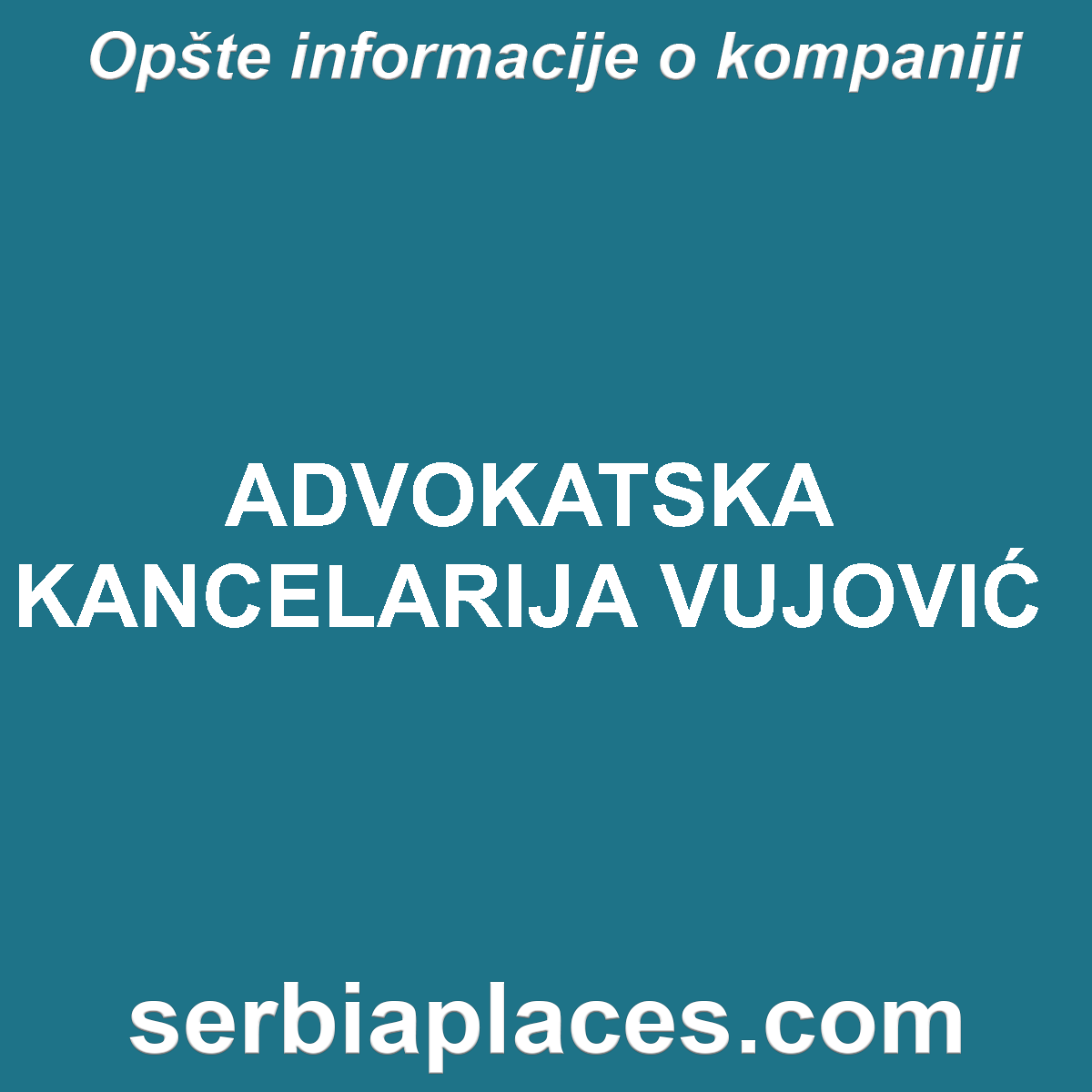 ADVOKATSKA KANCELARIJA VUJOVIĆ