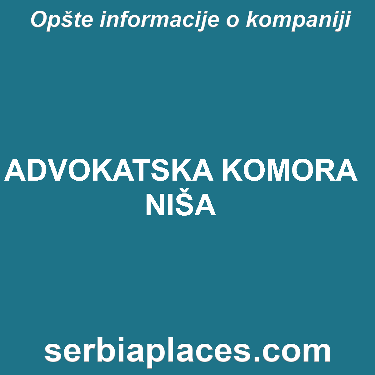 ADVOKATSKA KOMORA NIŠA