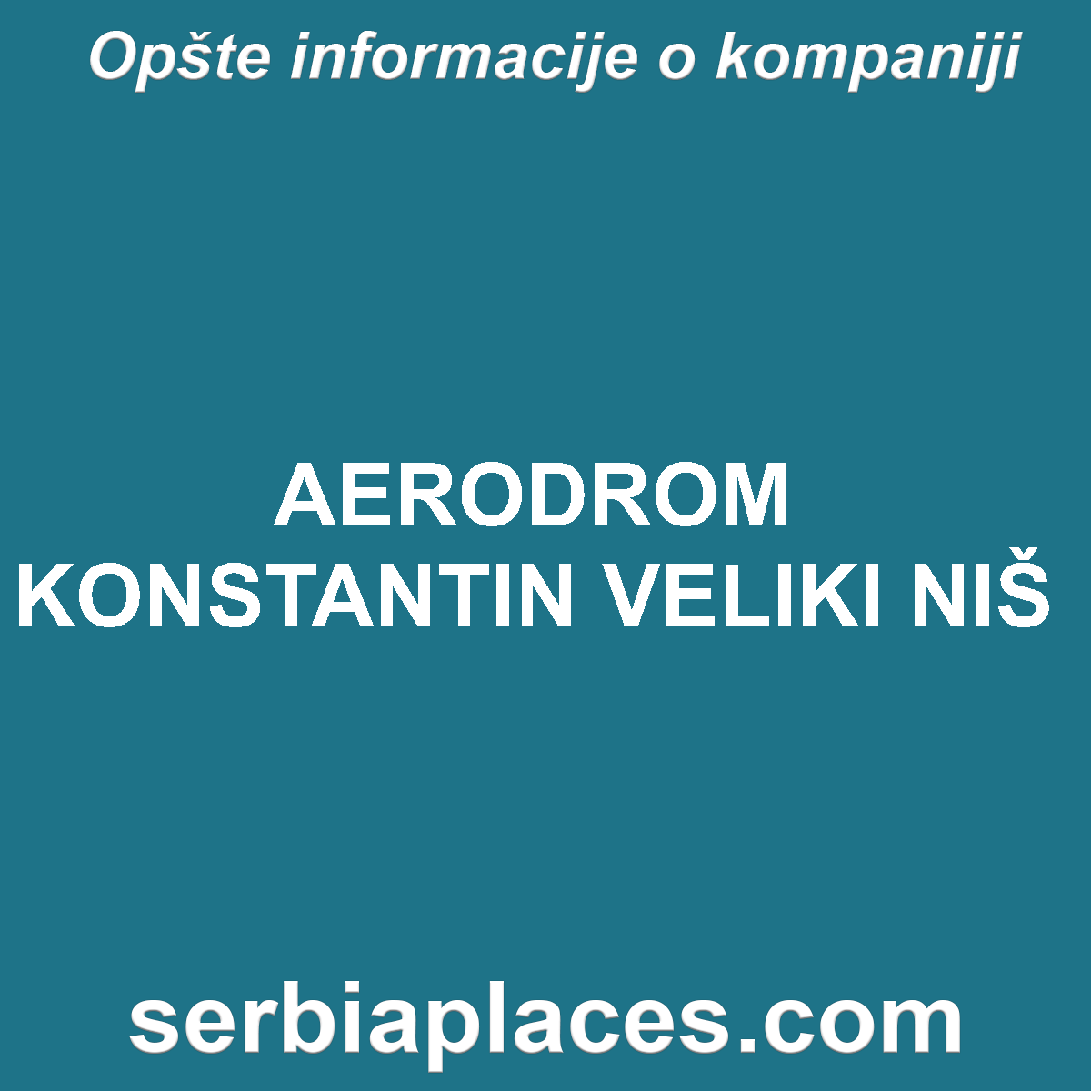 AERODROM KONSTANTIN VELIKI NIŠ