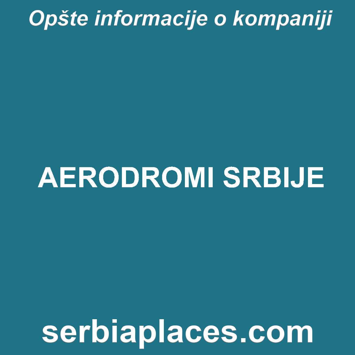 AERODROMI SRBIJE