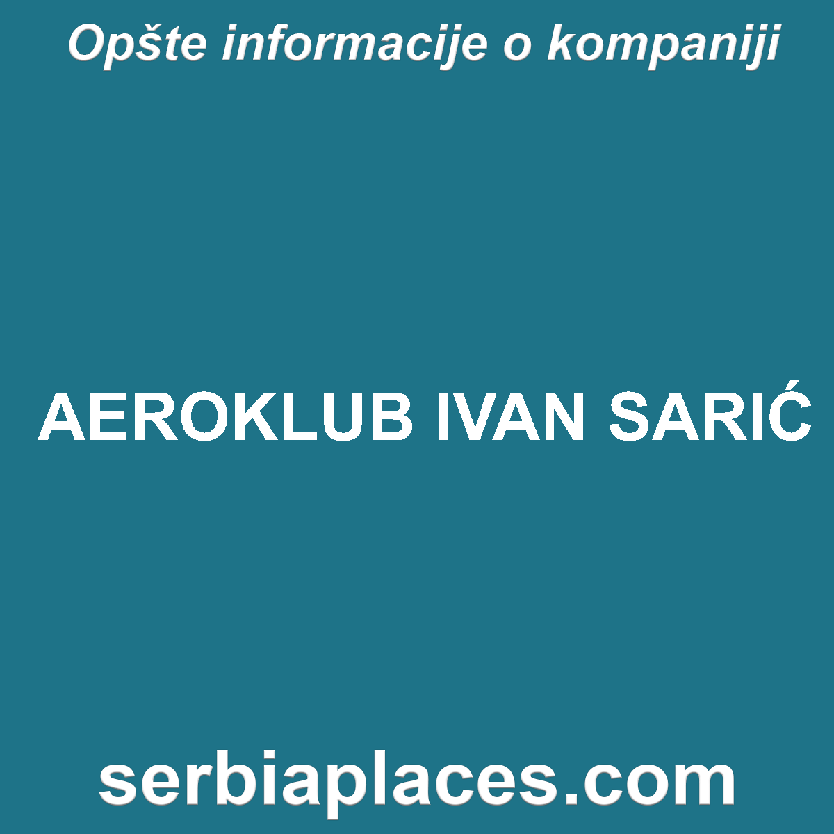 AEROKLUB IVAN SARIĆ