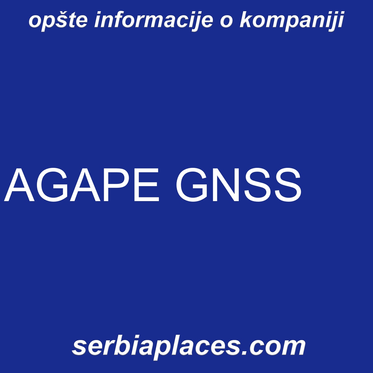 AGAPE GNSS