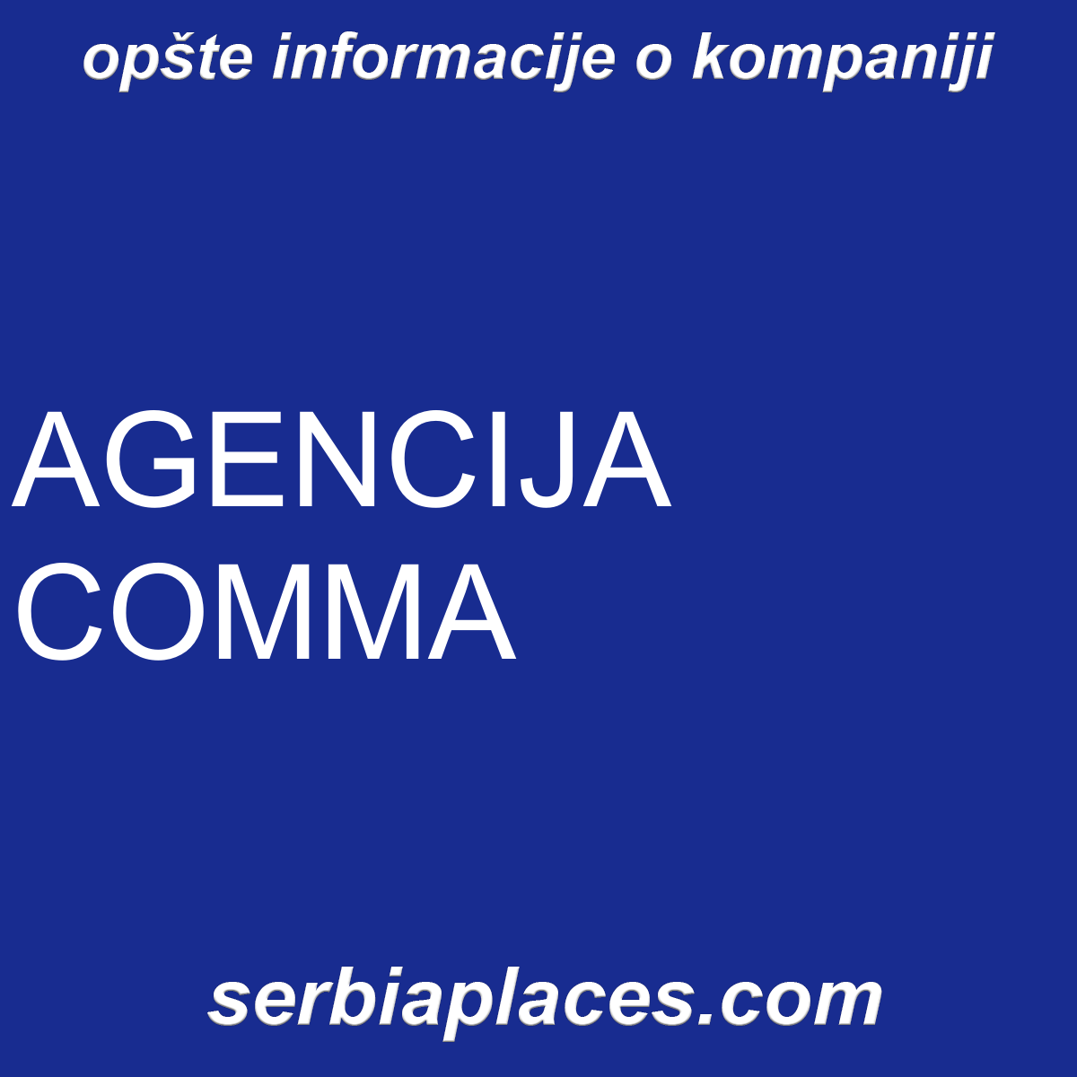 AGENCIJA COMMA