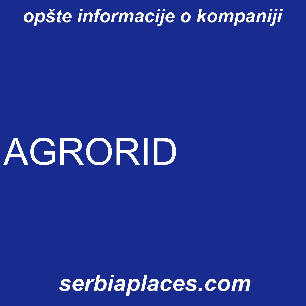 AGRORID
