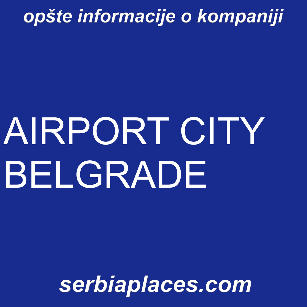 AIRPORT CITY BELGRADE