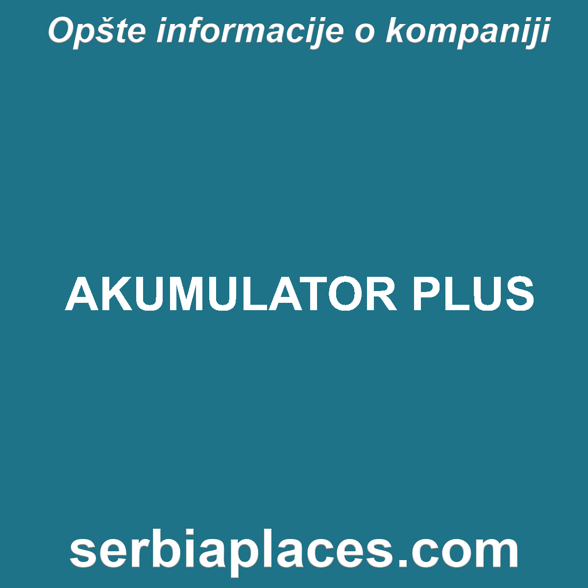 AKUMULATOR PLUS