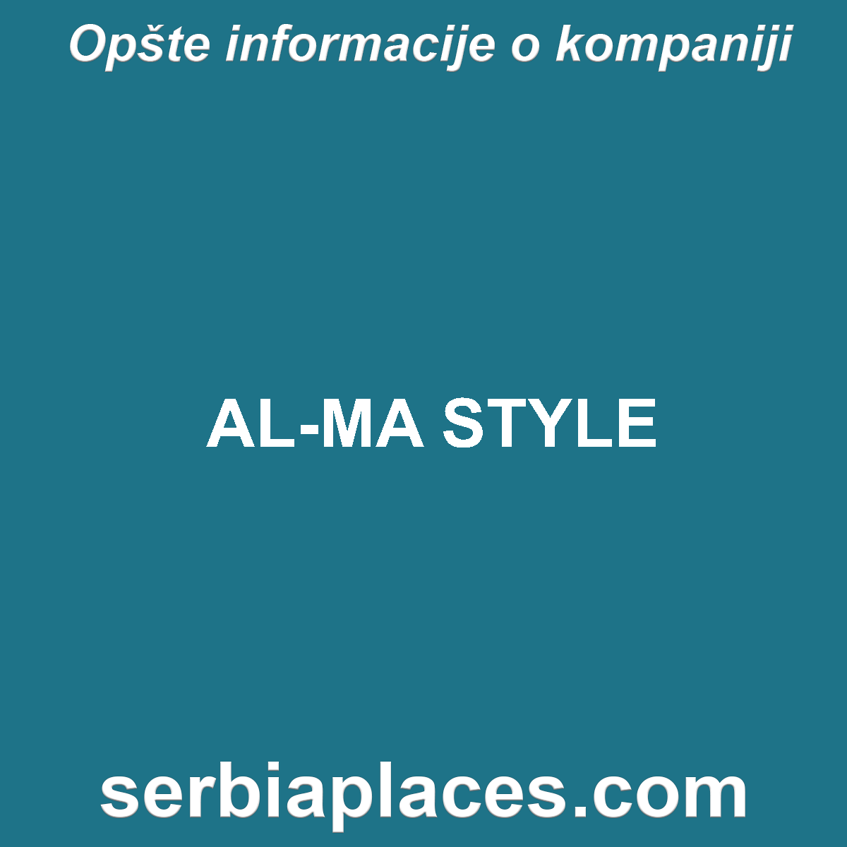 AL-MA STYLE