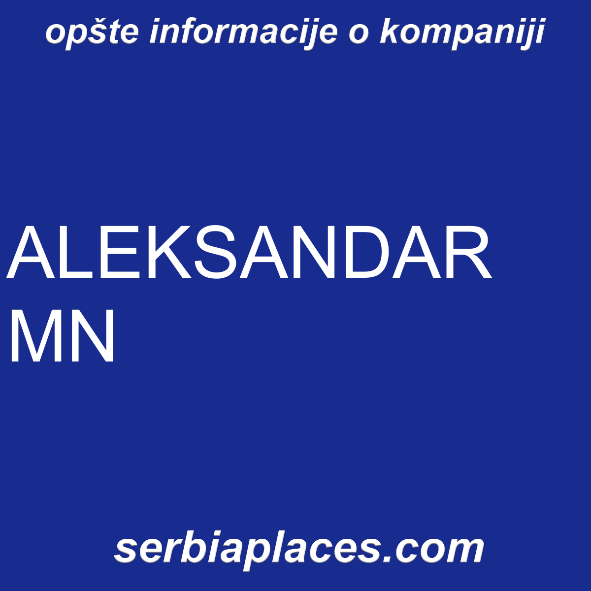 ALEKSANDAR MN