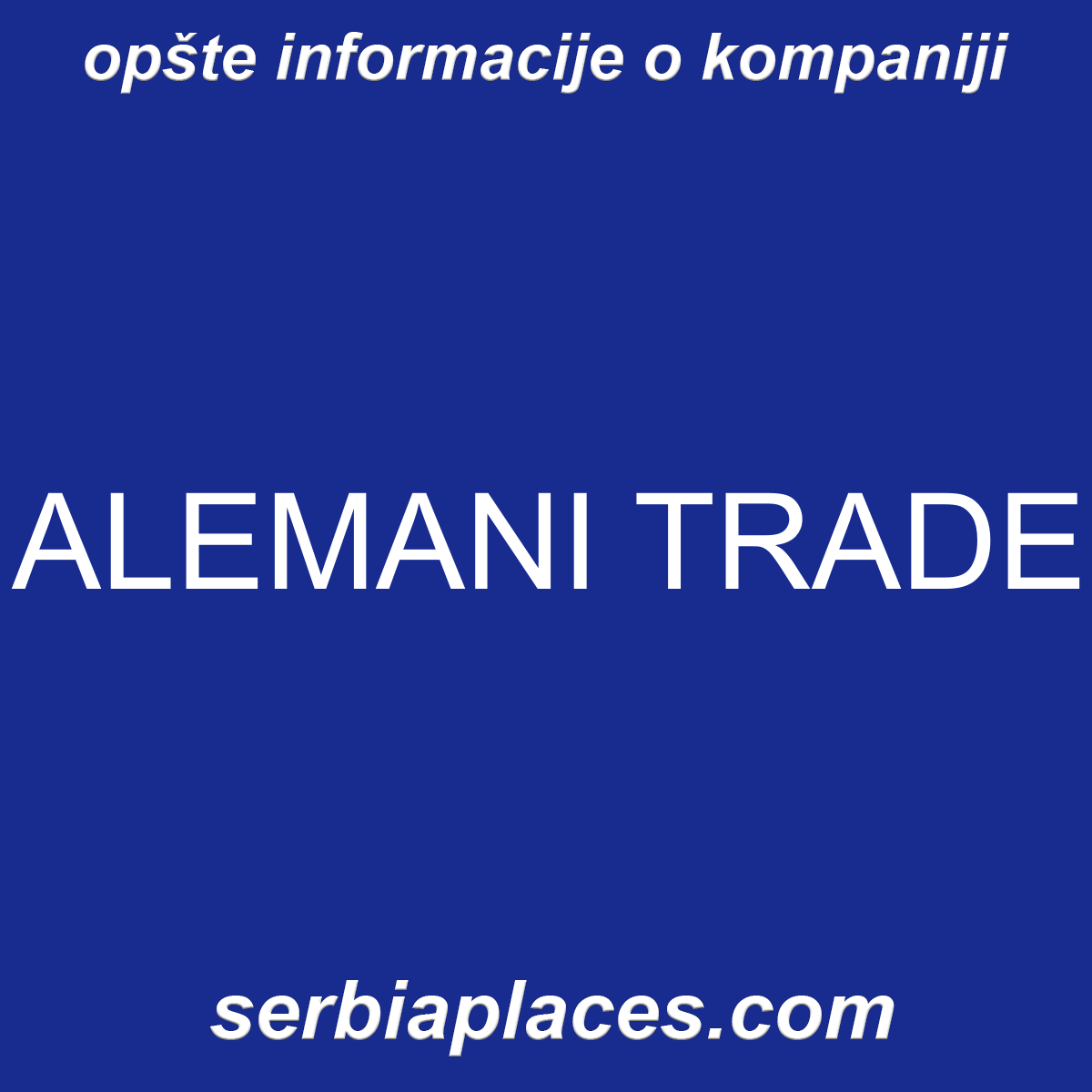 ALEMANI TRADE