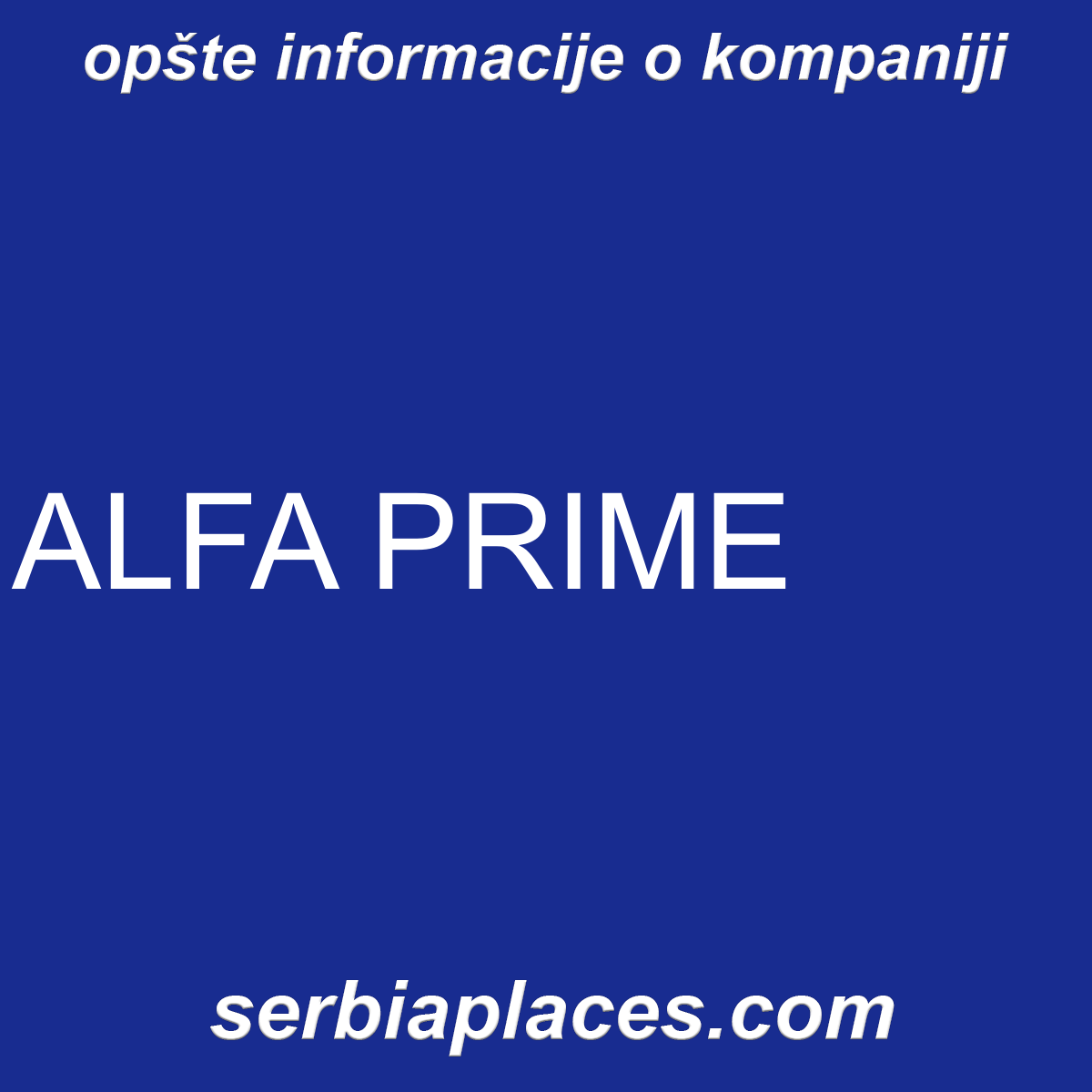 ALFA-PRIME