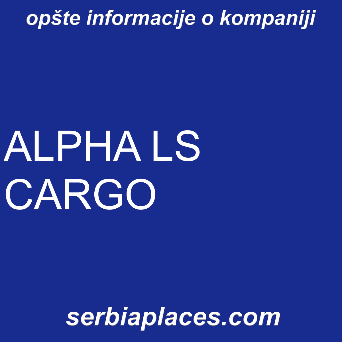 ALPHA LS CARGO