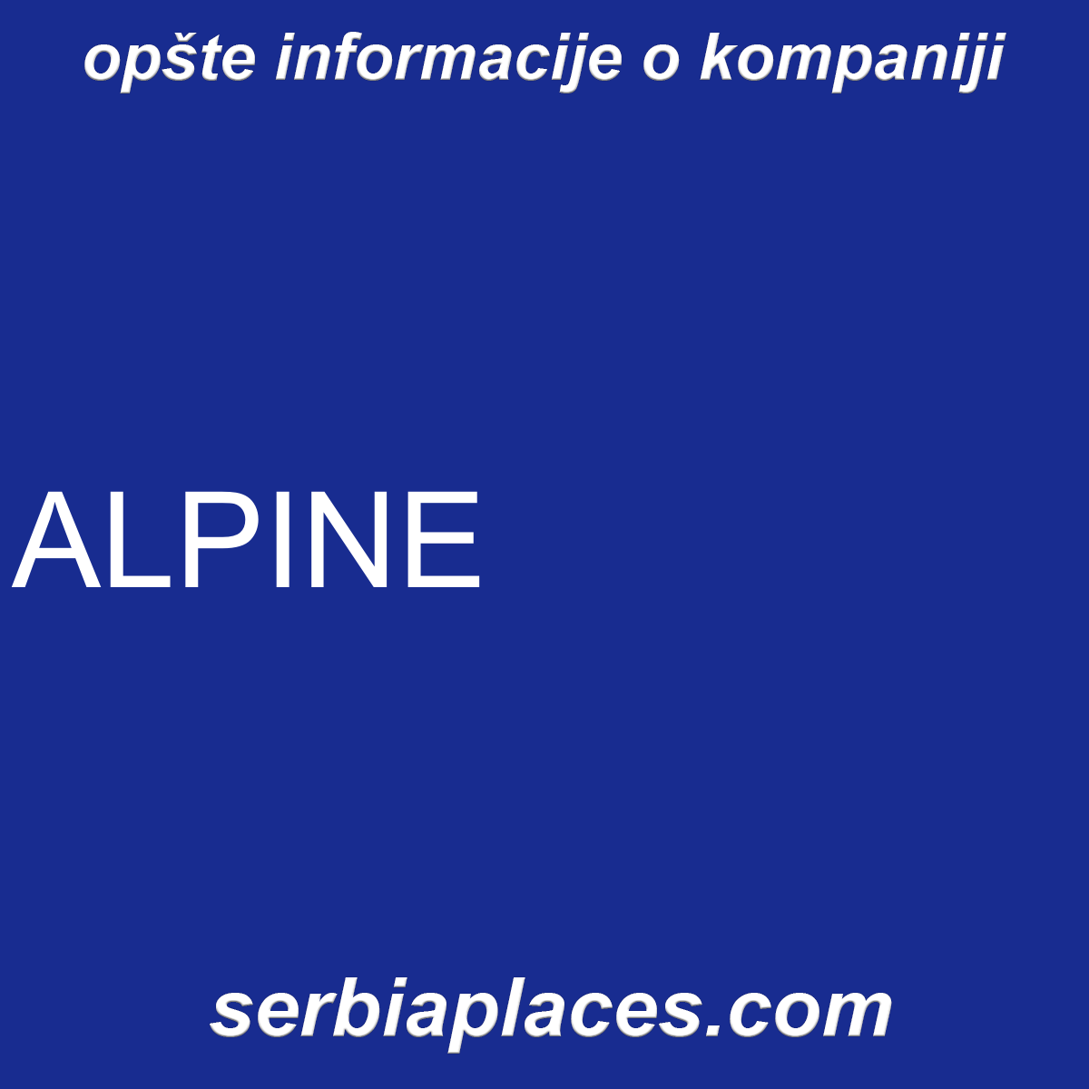 ALPINE
