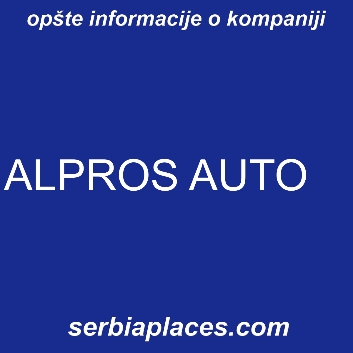 ALPROS AUTO