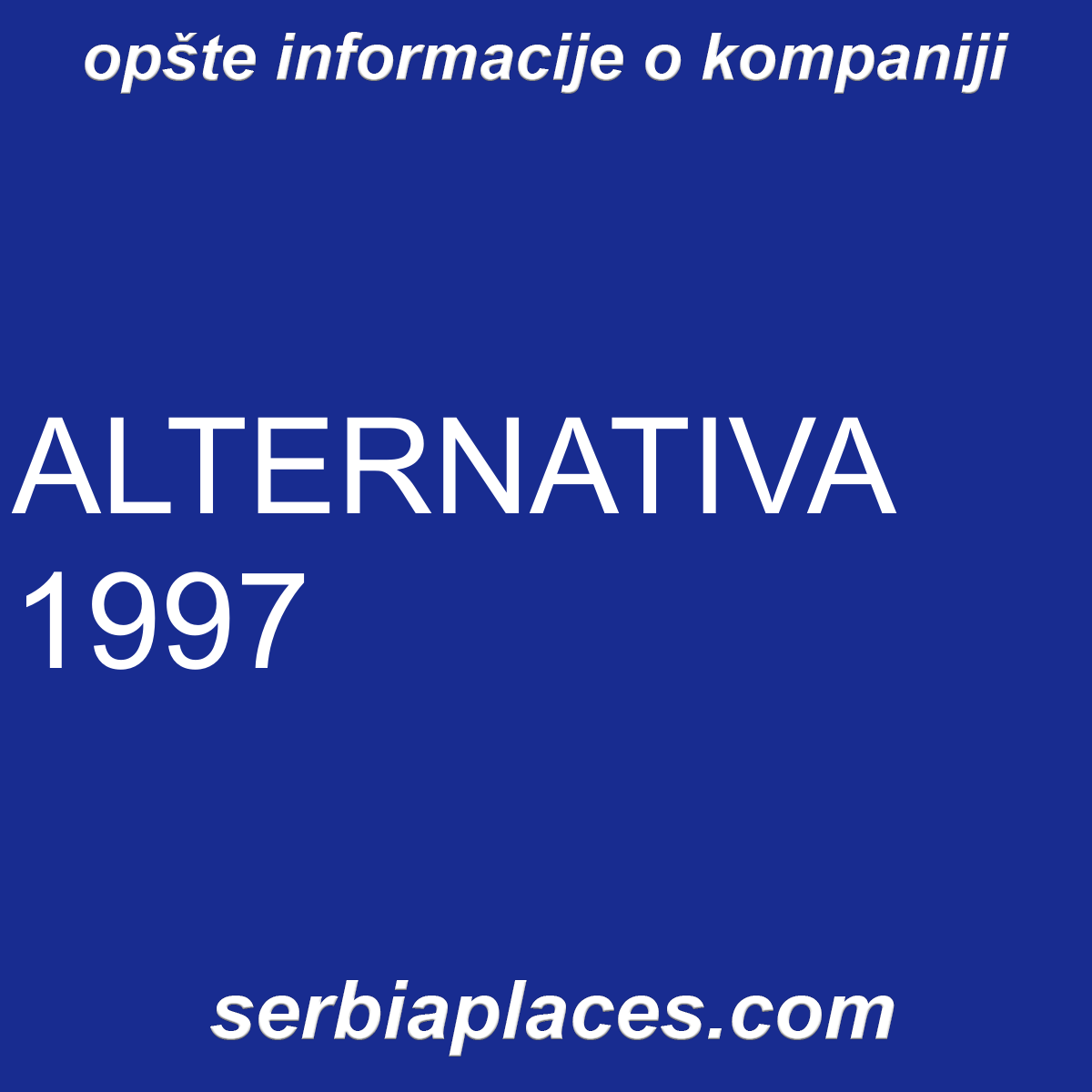 ALTERNATIVA 1997