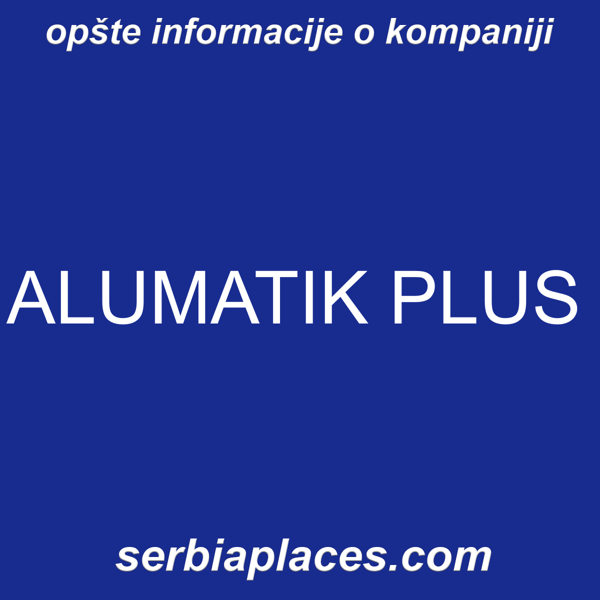 ALUMATIK PLUS