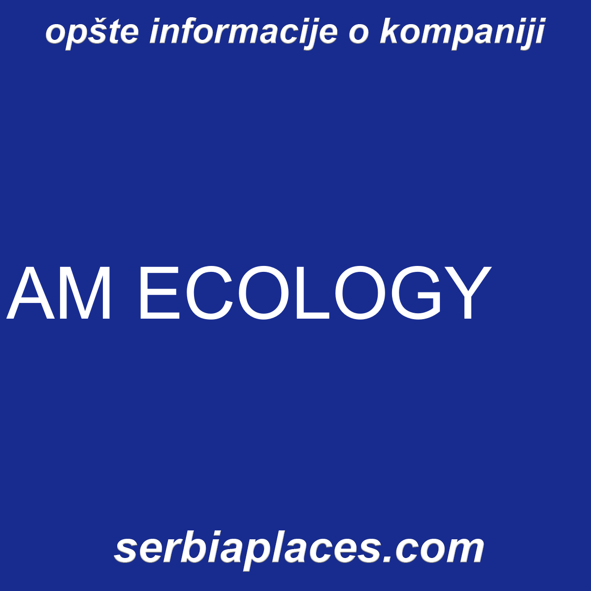 AM ECOLOGY