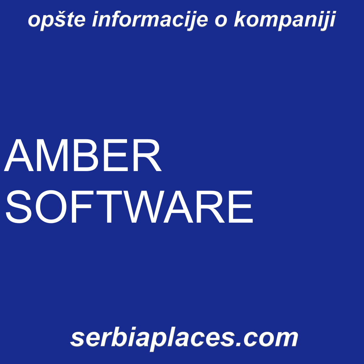 AMBER SOFTWARE