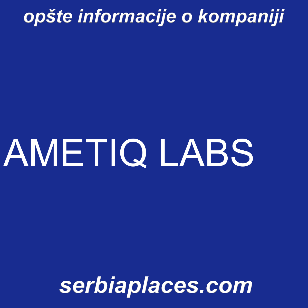 AMETIQ LABS