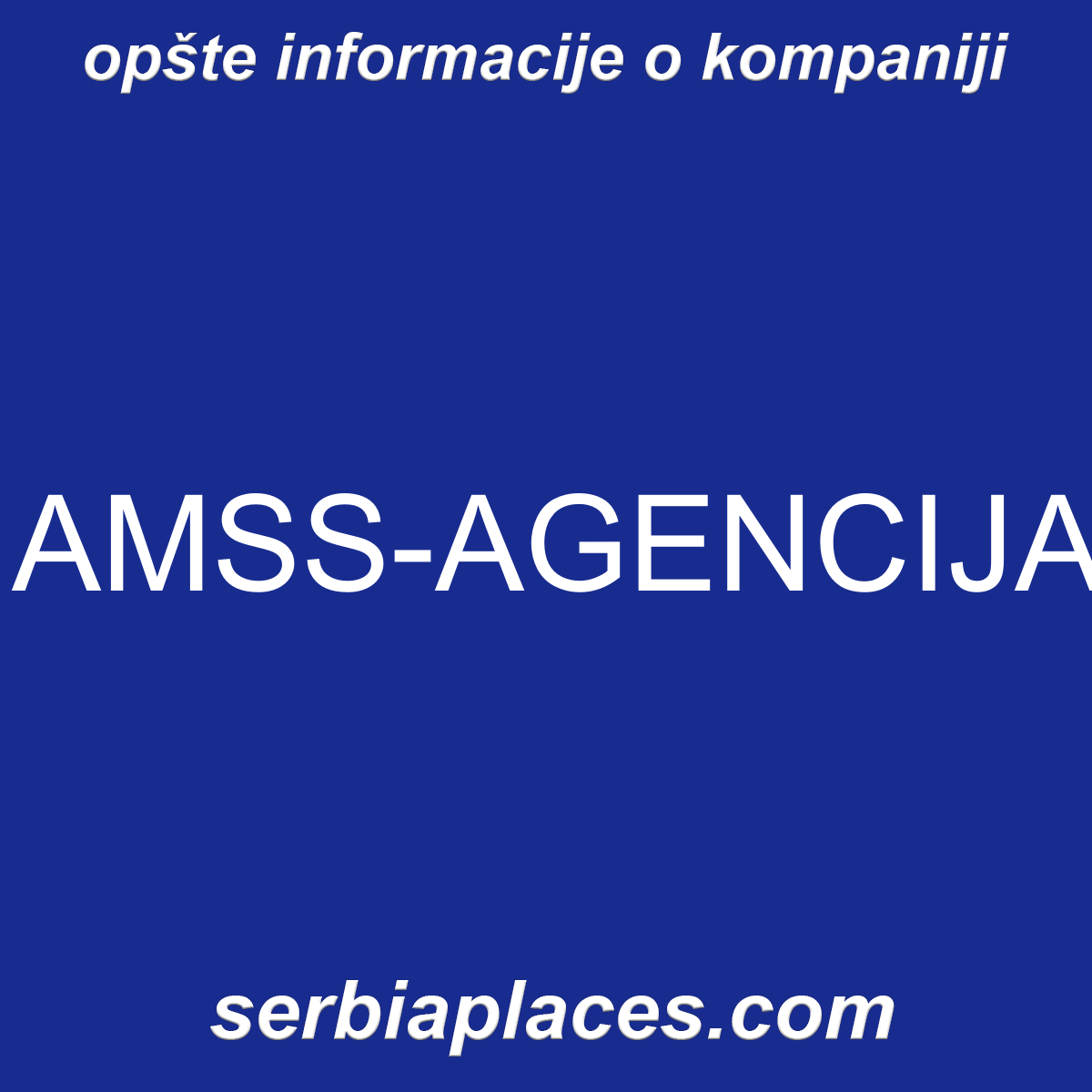 AMSS-AGENCIJA