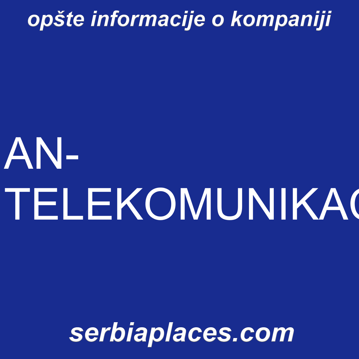 AN-TELEKOMUNIKACIJE