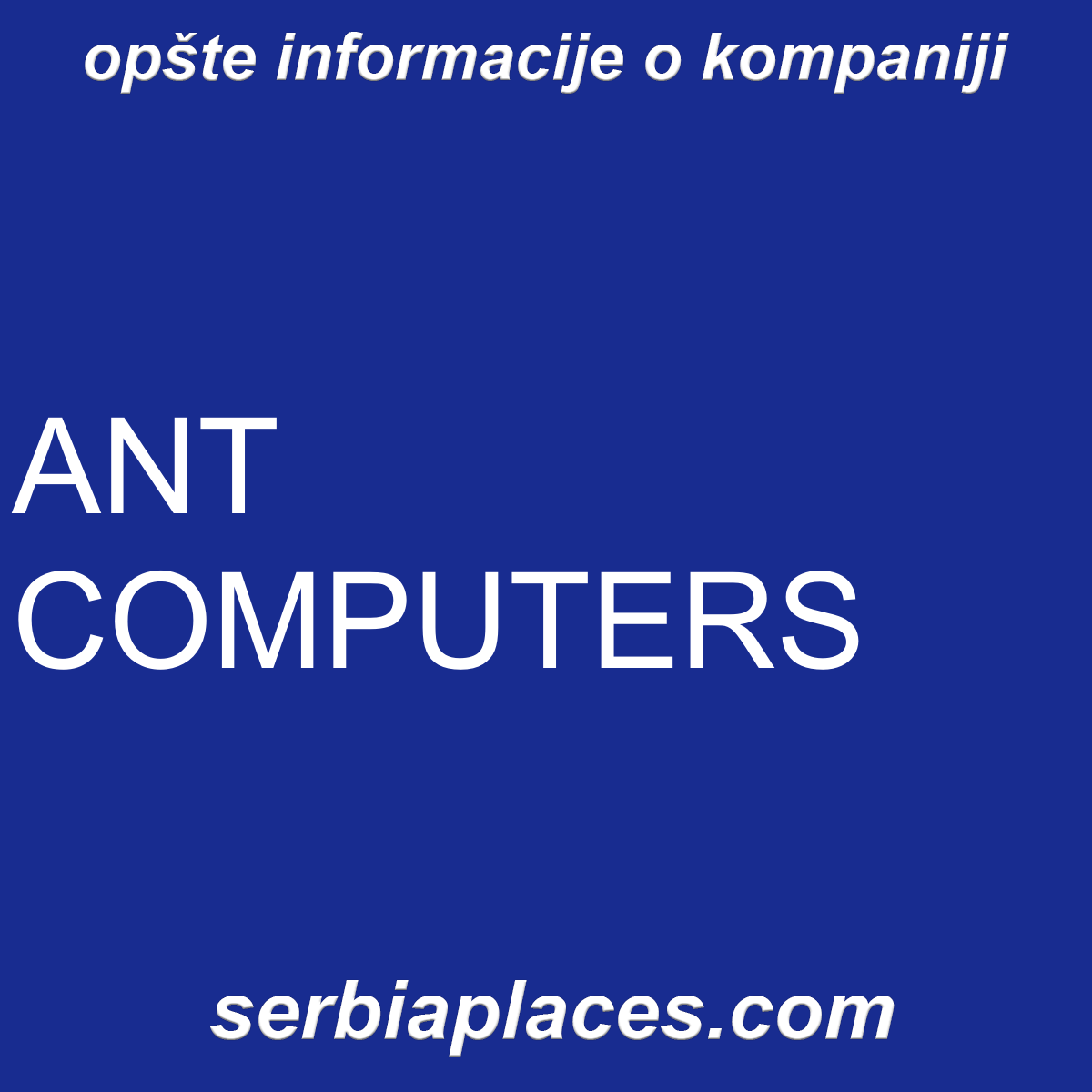 ANT COMPUTERS