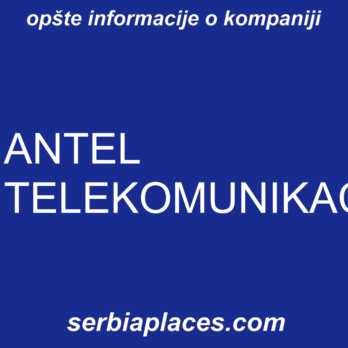 ANTEL TELEKOMUNIKACIJE