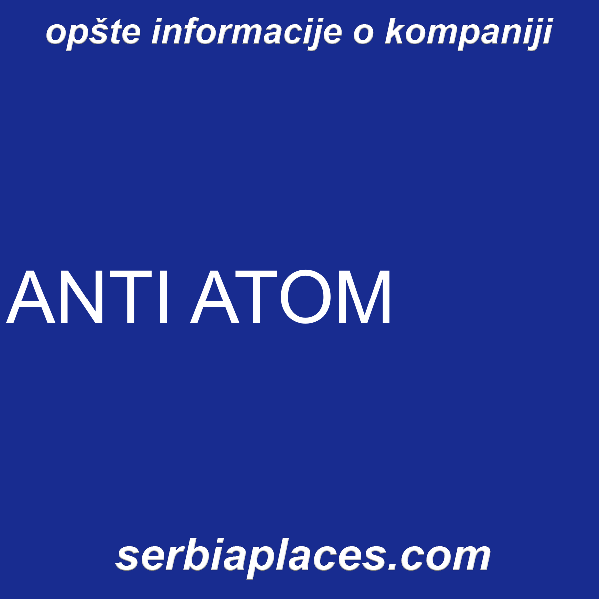 ANTI ATOM