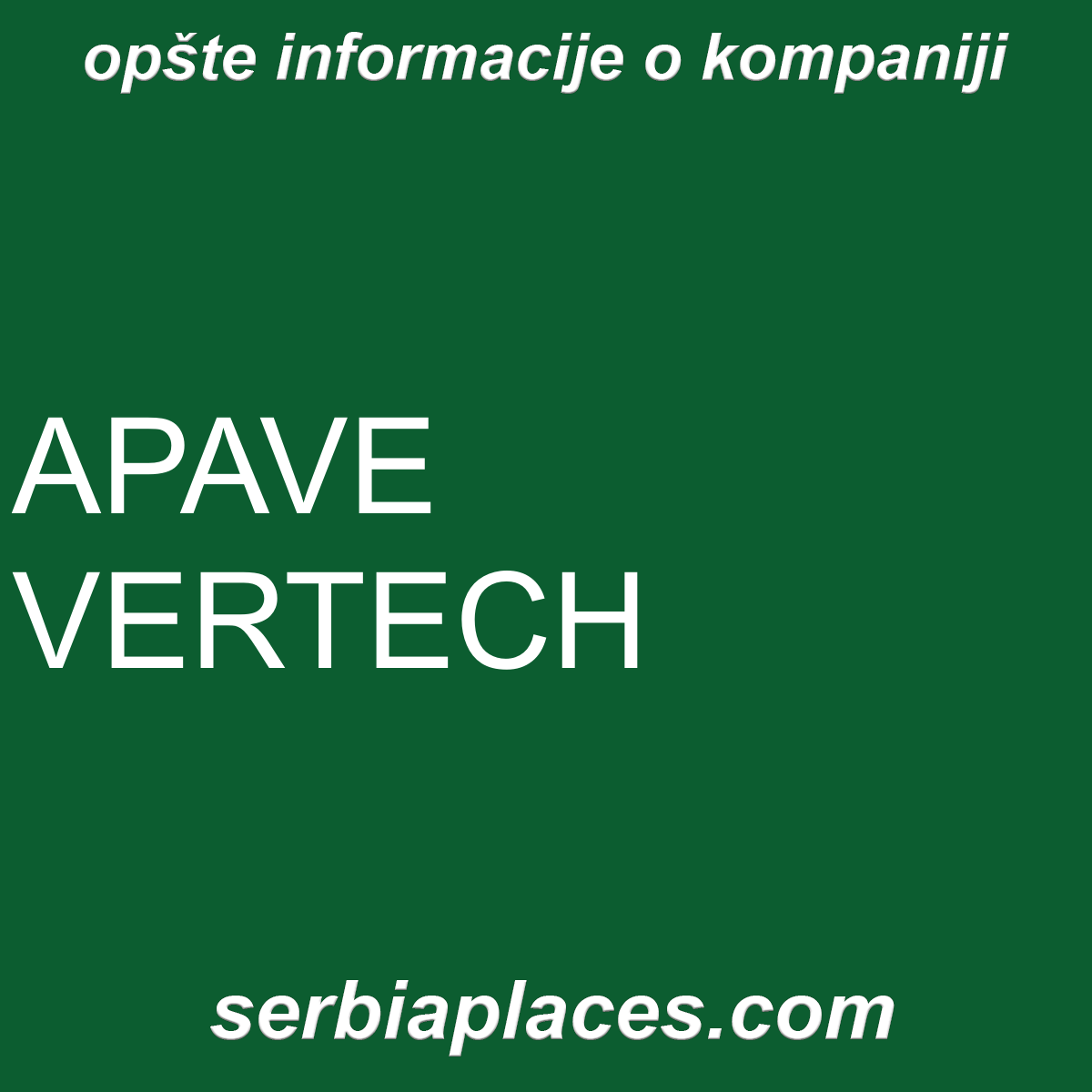 APAVE VERTECH