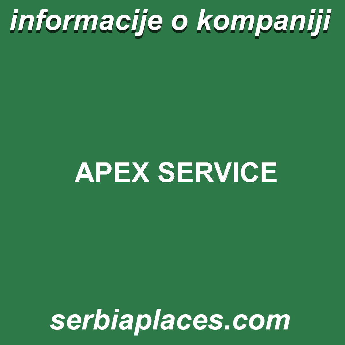 APEX SERVICE