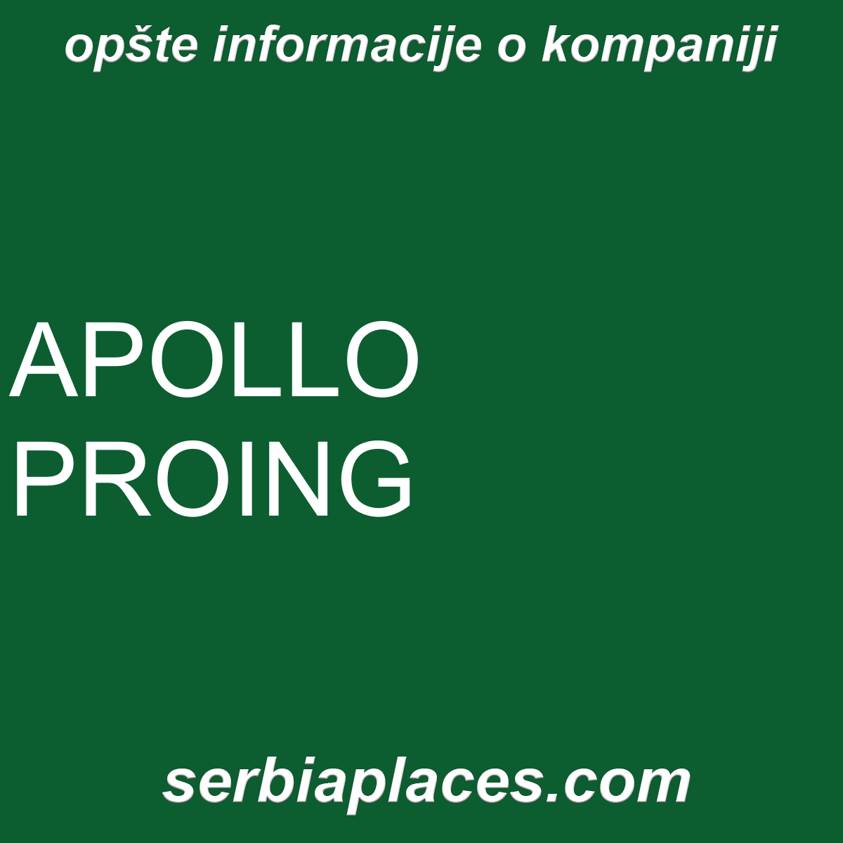 APOLLO PROING