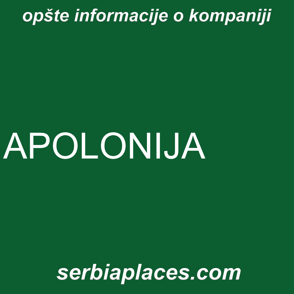 APOLONIJA