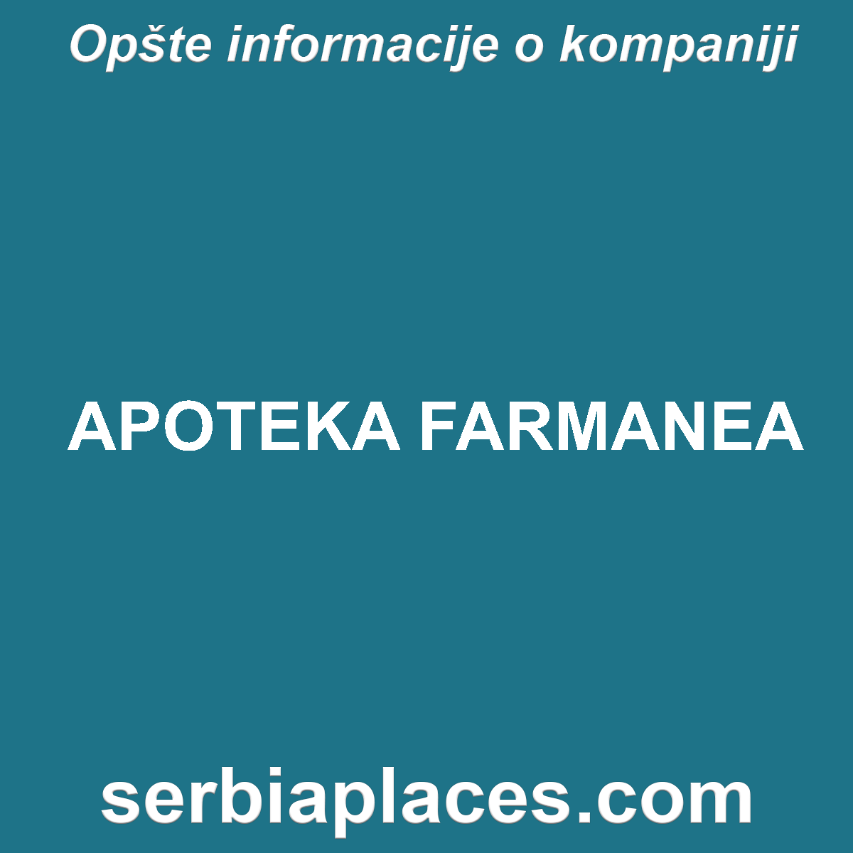 APOTEKA FARMANEA