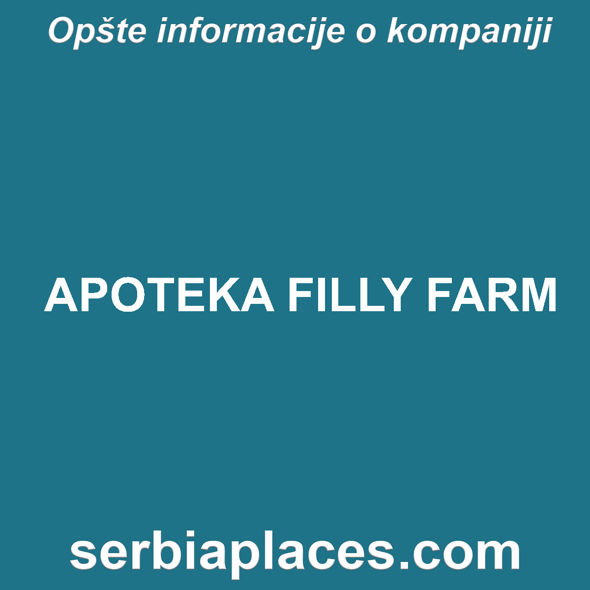 APOTEKA FILLY FARM