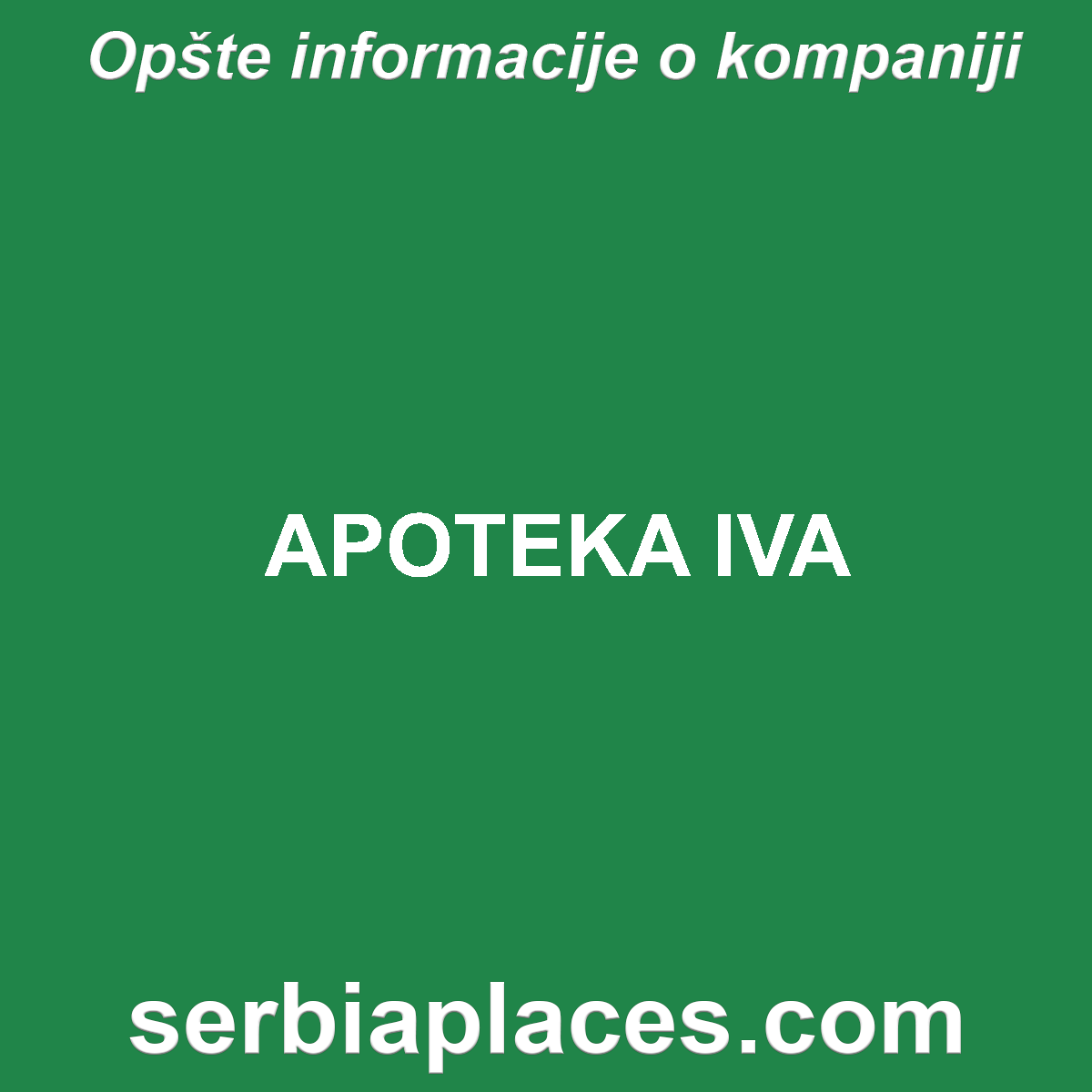 APOTEKA IVA