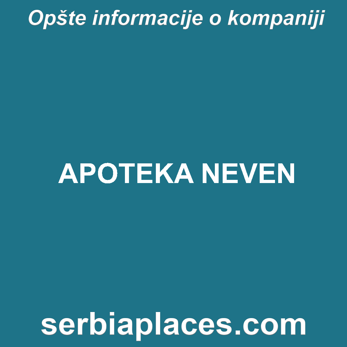 APOTEKA NEVEN