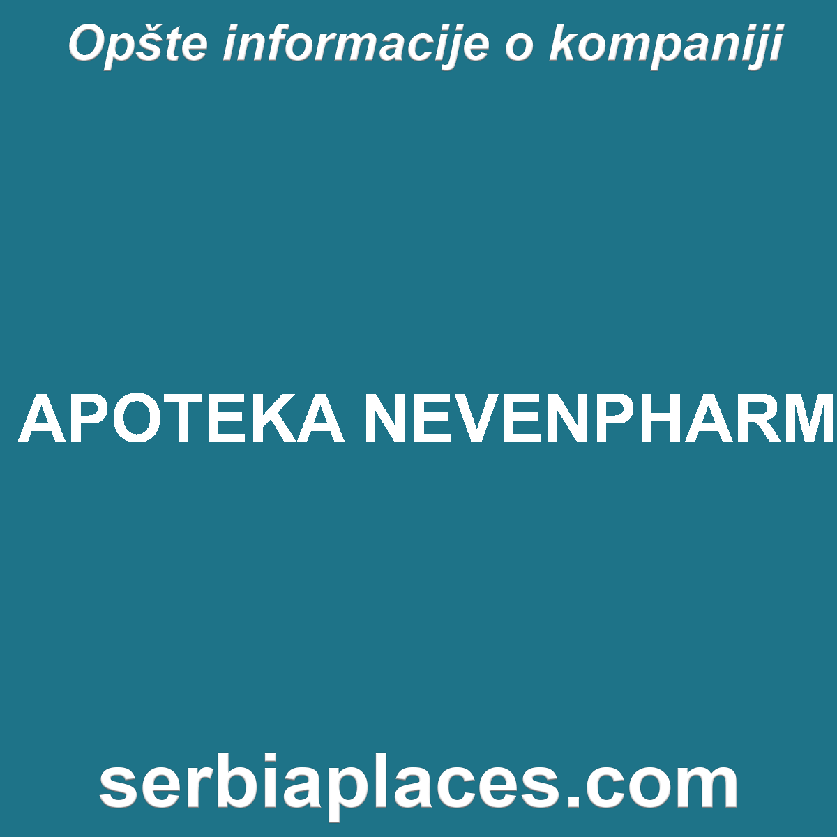 APOTEKA NEVENPHARM