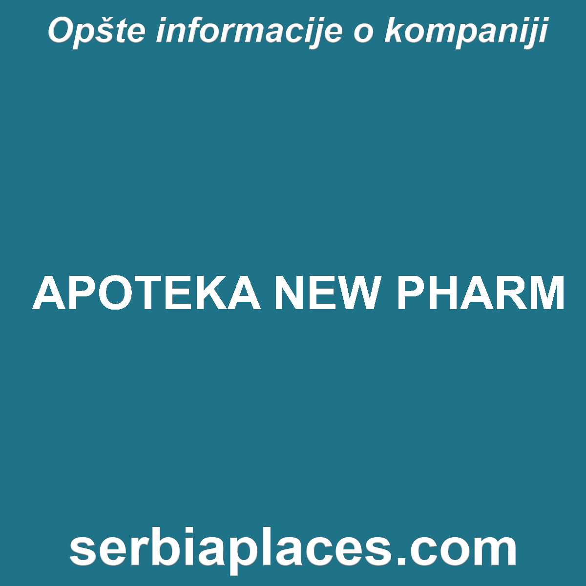 APOTEKA NEW PHARM