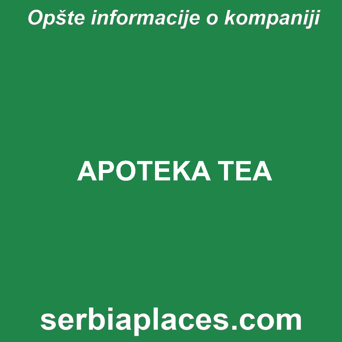 APOTEKA TEA