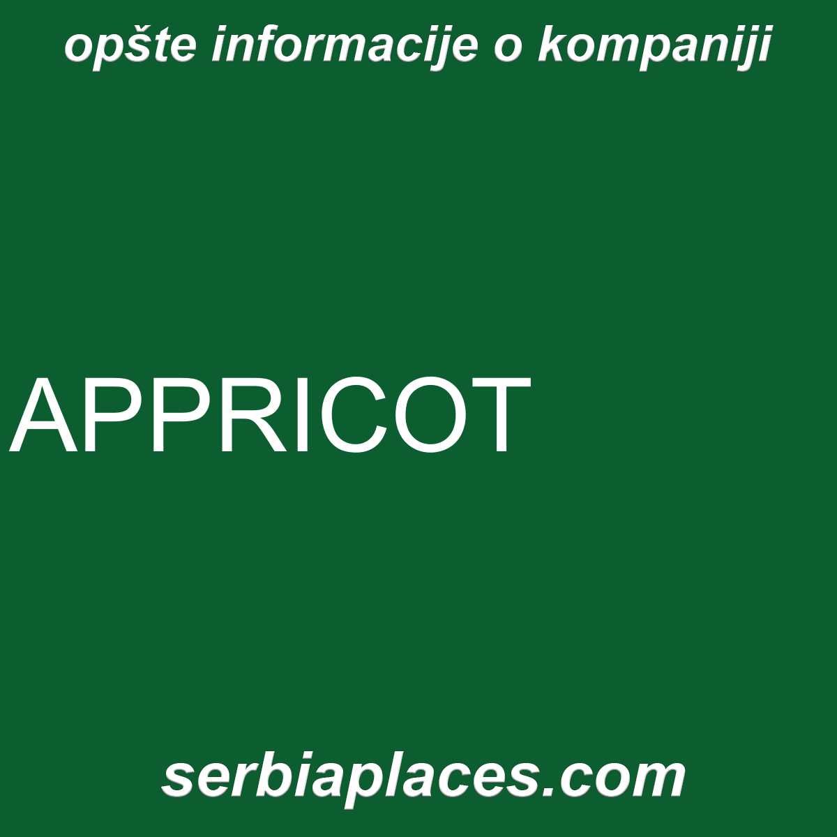 APPRICOT