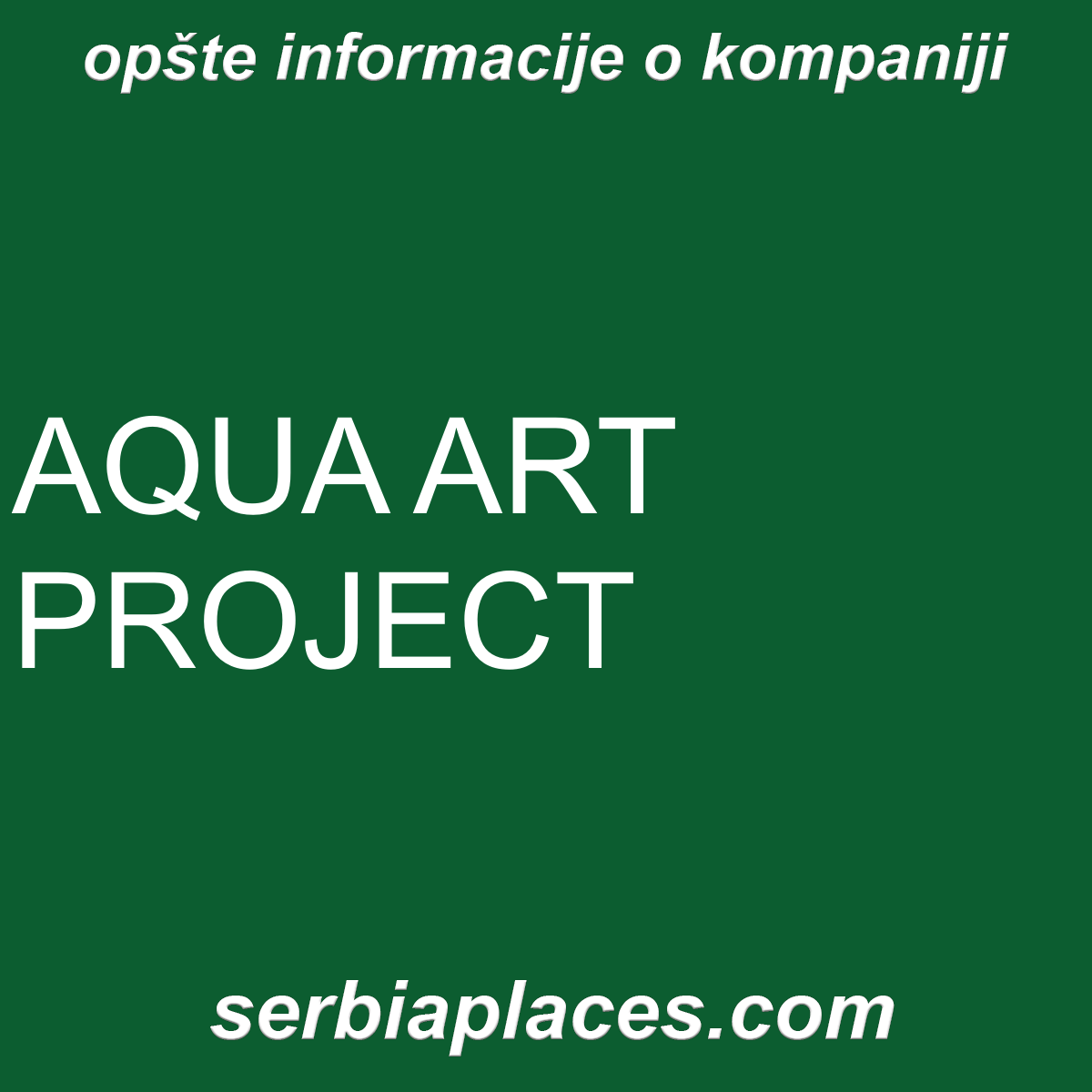 AQUA ART PROJECT