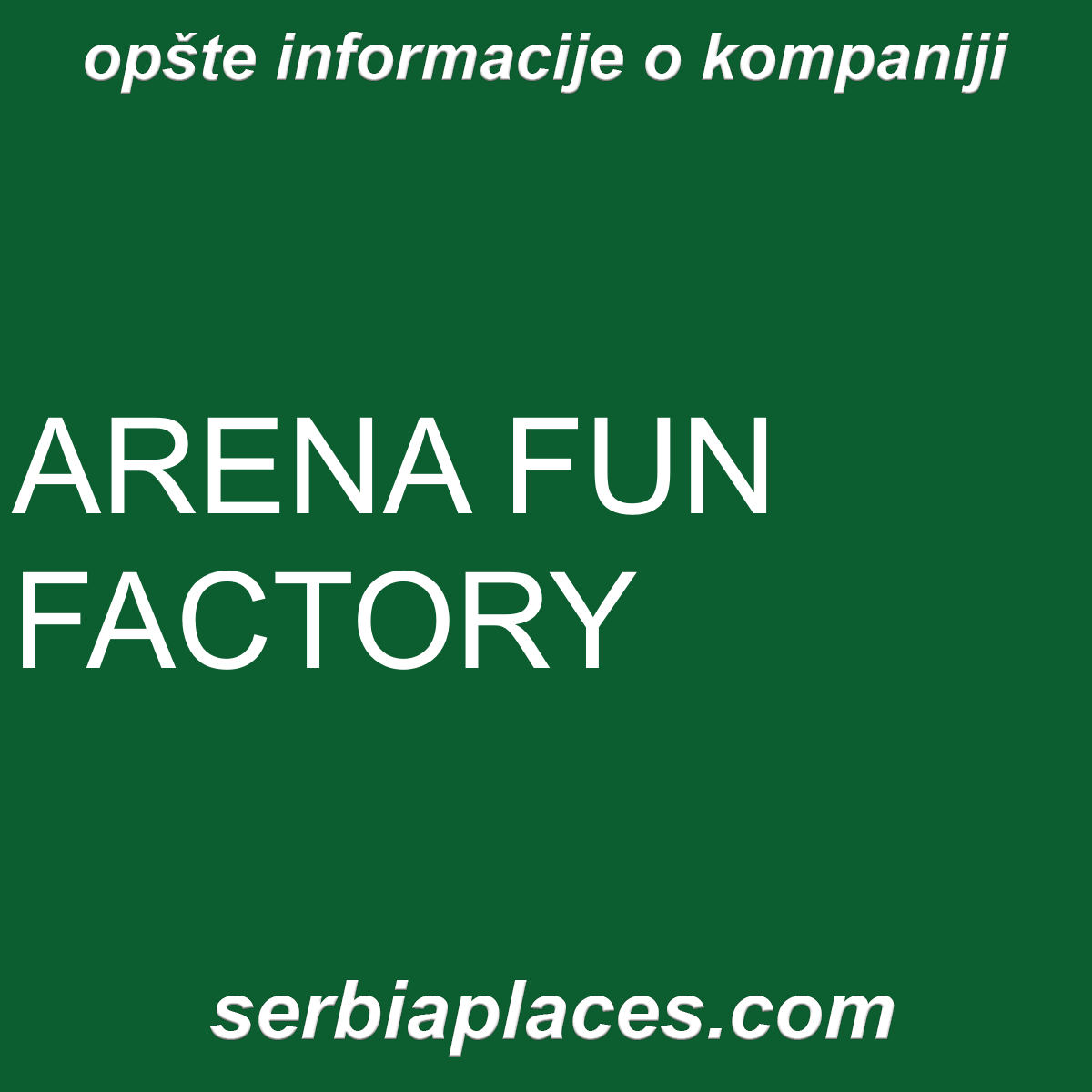 ARENA FUN FACTORY