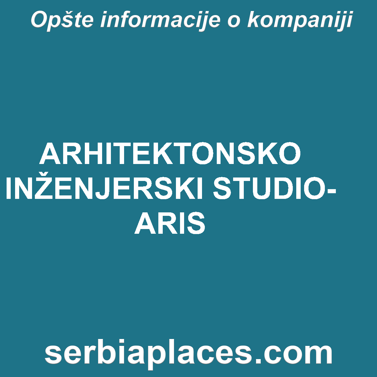ARHITEKTONSKO INŽENJERSKI STUDIO-ARIS