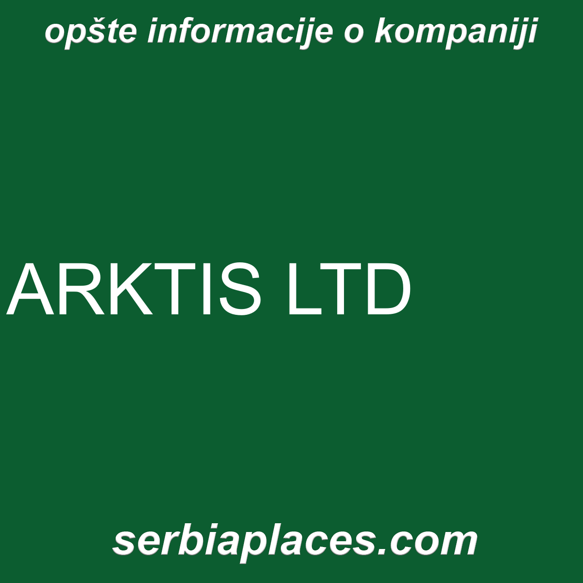 ARKTIS LTD